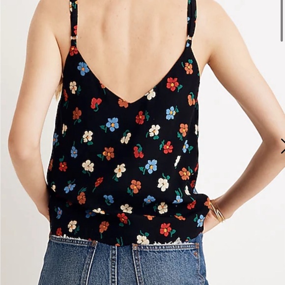Madewell Button-Down Cami in Pressed Flowers - Picture 2 of 7